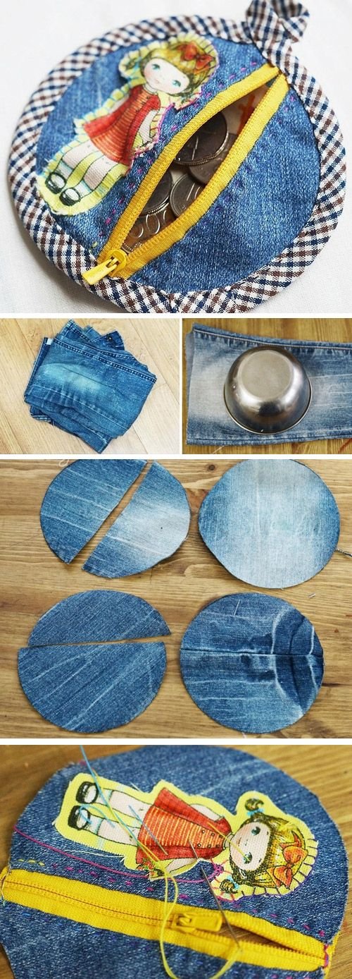 Perfect Circle Zip Pouch Box. DIY step-by-step Tutorial in Pictures.  http://www.handmadiya.com/2015/10/round-zipper-pouch-tutorial_31.html: 